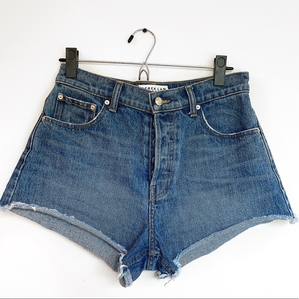 Derek Lam 10 Crosby Cutoff Jean Shorts